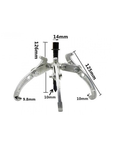 EXTRACTOR 3" DE 3 GARRAS Cr-V 3000KG - TOTAL