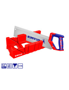 SIERRA 12" 30CM + INGLETADORA MANUAL EMTOP