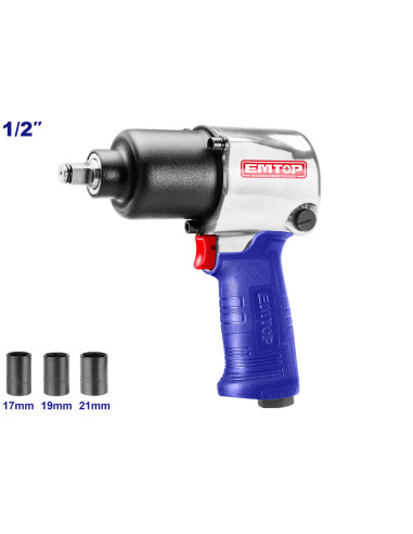 PISTOLA DE IMPACTO 1/2" PARA COMPRESOR EMTOP