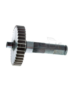 CORONA 36 DIENTES + EJE SALIDA MOTOR MOTOSIERRA E58M16 (9 + 10)
