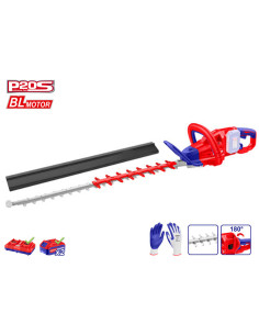 CORTASETOS BATERIA 40V (20+20) 650MM EMTOP - P20S - (INCLUYE BATERIA 2X4.0Ah + CARGADOR)