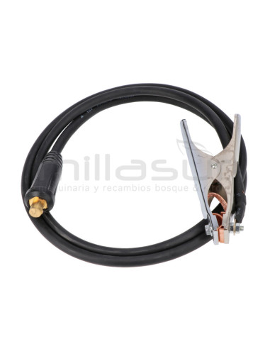 CABLE Y PINZA DE MASA SOLDADOR ANOVA SL140 - 90cm D10 - ENGANCHE 9mm