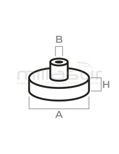 CAMPANA EMBRAGUE PIÑON RECAMBIABLE 3/8 STIHL 038, MS380, MS381