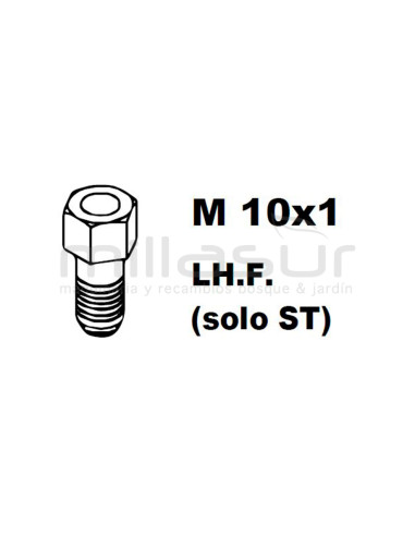 ADAPTADOR PT130 10x1,00 Izq/Hembra (SOLO STIHL)