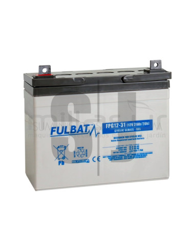 BATERIA CICLICA GEL FPG12-31 12V 31 Ah.( 195 x 130 x 178 ) 