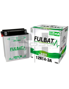 BATERIA ACIDO 12N14-3A 14AH ( 134 x 89 x 166 )  + DER 