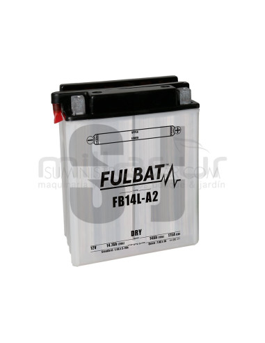 BATERIA MOTO FB14L-A2 ACIDO 14.7Ah (134 X 89 X 166) +DER