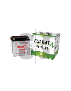 BATERIA MOTO FB10L-A2 ACIDO 11Ah (135 X 90 X 145) +DER