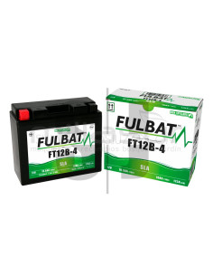 BATERIA MOTO FT12B-4 12V SLA 10Ah (150 x 69 x 130) -DER.