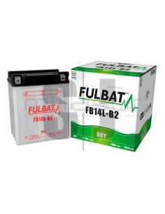 BATERIA MOTO FB14L-B2 ACIDO 14Ah (134 X 89 X 166) +DER (RESPIRO DER)