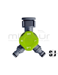 CONECTOR DE 2 VIAS C/ ROSCA 3/4"+1"