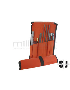 KIT DE AFILADO TIPO STIHL - MANGO, GUIA PROFUNDIDAD, UTIL LIMPIEZA, LIMA PLANA, 3 LIMAS REDONDAS 2