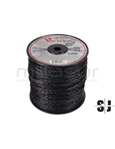 NYLON VORTEX BOBINA  3.0 x 132 m.(ANTIRUIDO-COPOLIMERO)