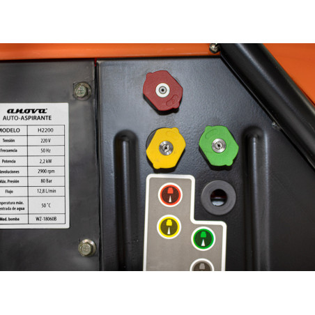 HIDROLIMPIADORA ANOVA 2200W 80-130 BAR 12.8L/min - AUTOASPIRANTE