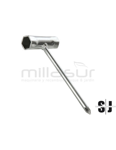 LLAVE DE BUJIAS 13-19 X 80 X 180 ESTRELLA