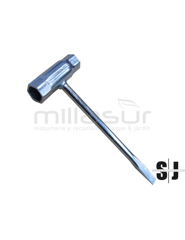 LLAVE BUJIAS 16 mm x 13 mm ( PARA BUJIA 99-1133 )