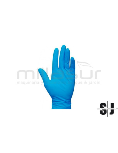 CAJA DE 100 GUANTES NITRILO AZUL - TALLA S