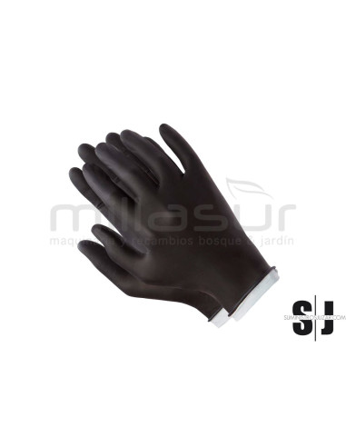 CAJA DE 100 GUANTES TALLER NITRILO NEGRO - TALLA M