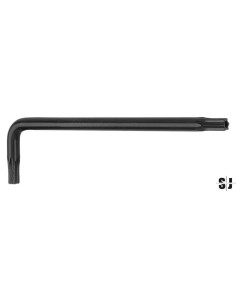 Llave acodada TORX® inviolable pavonada T40