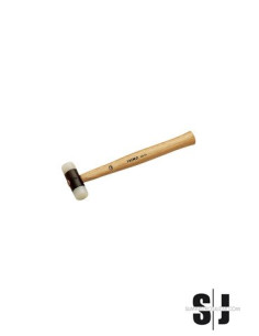 Martillo nylon mango madera, 22mm
