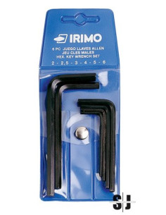 Juego 5 llaves hexagonaleseses pavonadass 1/8-1/4"