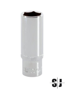 Vaso 1/4" hexagonal 10 mm, serie larga