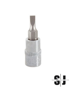 Vaso con punta 1/4" plana, 1,2x8mm