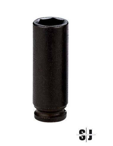 Vaso de impacto 3/8" hexagonal 10mm, serie larga