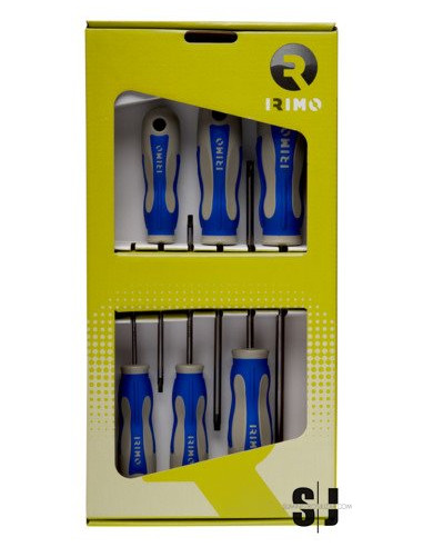 Juego 6 destornilladores boca TORX® T10-T30