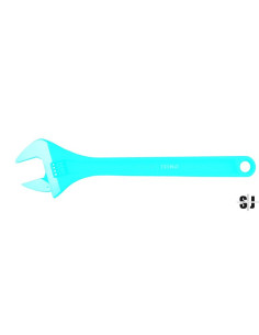 Llave ajustable moleta central 4" pavonada