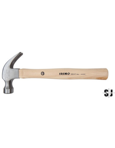 Martillo de uña mango de madera Hickory 16Oz