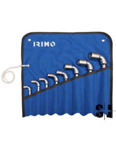 Juego 8 llaves pipa abierta 6x6, 8-22mm
