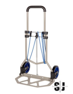 Transportador acero con base aluminio para 90Kgs