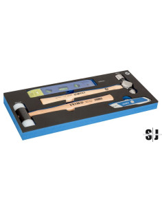 Foam Herramientas de golpeo y corte, 4 piezas 1/3