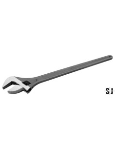 Llave ajustable "inglesa"de moleta central estándar de 85 mm con acabado fosfatado de 770 mm