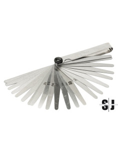 Galga de espesor profesional con 26 hojas (106 mm)