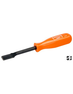 Rasqueta de carbono con mango de plástico de 210 mm