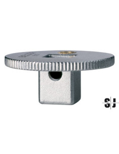 cuadradillo de 3/8" para adaptador plano de aumento de vaso de 1/2"