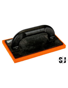 Llana para emplastecer con talocha de goma dura y mango de poliestireno resistente a los golpes de 215 mm x 135 mm