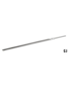 Lima plana paralela, corte suave, sin mango, 150 mm