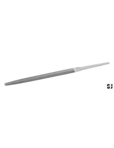 Lima cuadrada, picado entrefino, sin mango, 100 mm