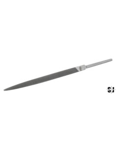 Lima triangular, corte suave, sin mango, 100 mm