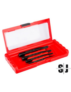 Juego de extractores de espárrago para tornillos y pernos rotos: 4 piezas