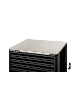 Encimera de acero inoxidable para los carros HUB de almacenamiento 1472K y 1482K de 30 mm x 501 mm x 682 mm