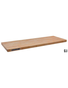Encimeras de madera de castaño para carro 1475KXXL, 1347 X 405 X 45 mm