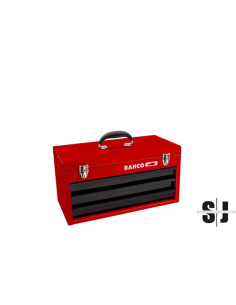 Caja de herramientas metálica con 3 cajones