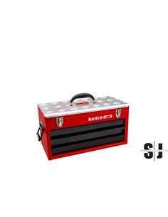 Caja de herramientas metálica para industria pesada con 3 cajones