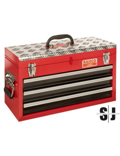 Cajas de herramientas metálicas "heavy duty" con 3 cajones - 310 mm x 455 mm x 192 mm