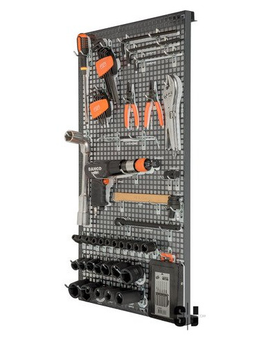 Panel de herramientas con composición para automoción (62 piezas)