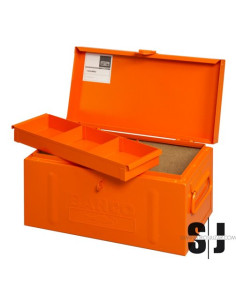 Caja metálica de albañil de 530 mm x 290 mm x 290 mm